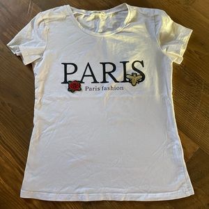 Lemon Paris white T-shirt